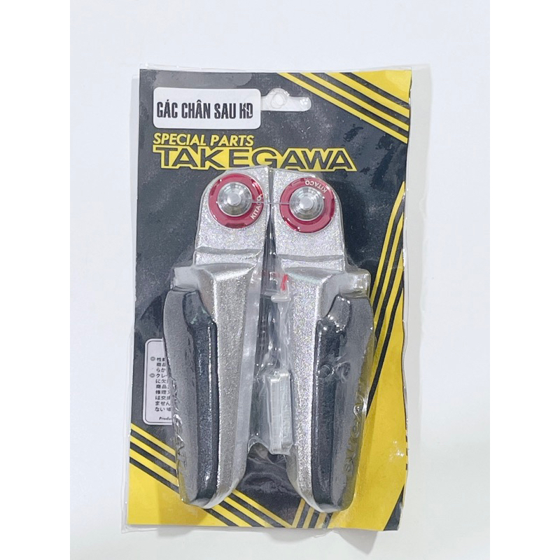 Cặp gác chân sau mẫu Ducati siêu đẹp, lắp thông dụng cho xe Honda & Yamaha