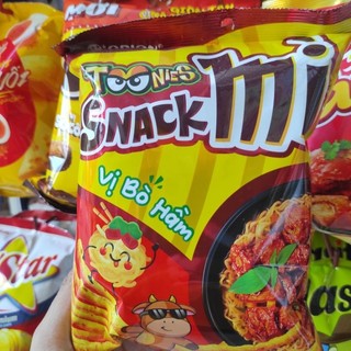 Combo 2 gói bim bim Toonies snack mì vị bò hầm gói 35g