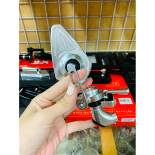 ( XỊN CHÂN CNC XOAY ) Kính Motogadget (Mview) màu Bạc