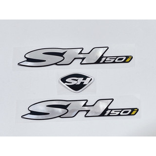 Tem nổi xe Sh ý 150i đời 2008 tặng kèm thông số, tem sh ý 125i cao cấp có sẵn keo dán