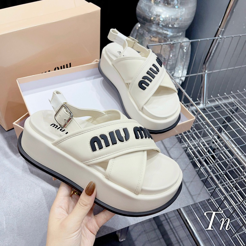 Sandal MM đế bánh mỳ 4p full hộp