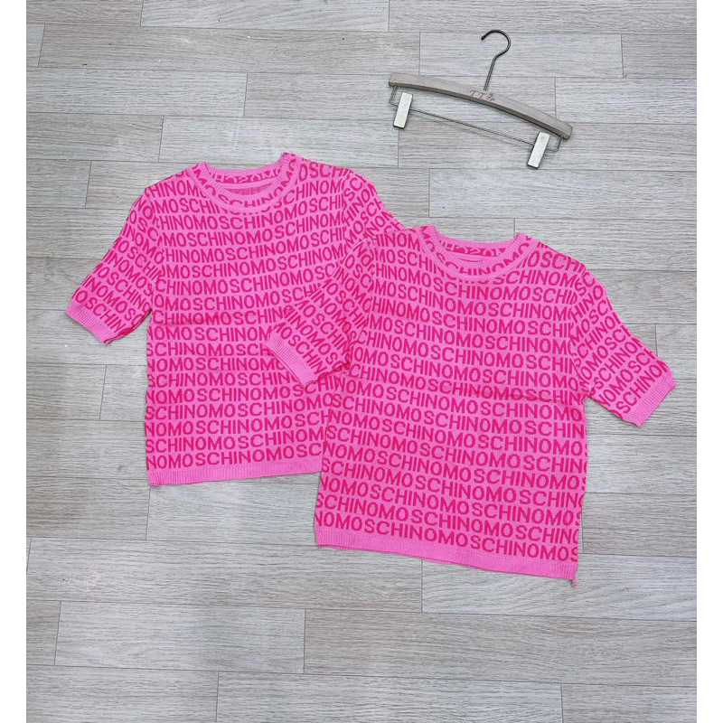 ÁO LEN HỒNG CHỮ