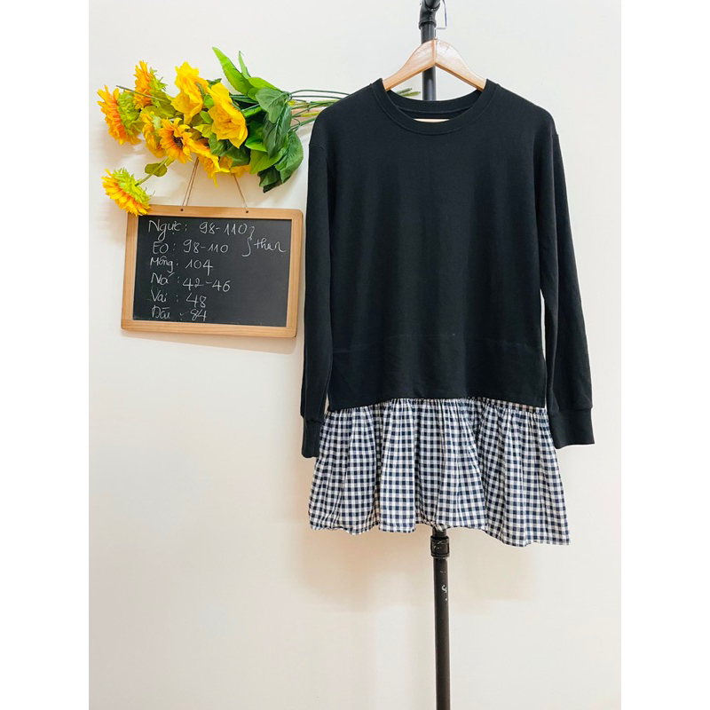 Đầm Phối Mini, Một Lớp, 2hand