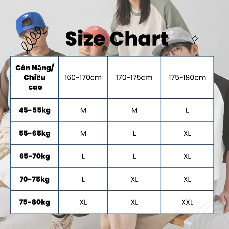Áo thun Raglan unisex form rộng tay lỡ, chất liệu 100% cotton thoáng mát