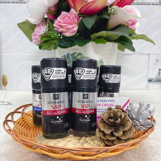 Lăn khử mùi nam Romano Vip Platium 50ml Vip Vision & Vip Passion