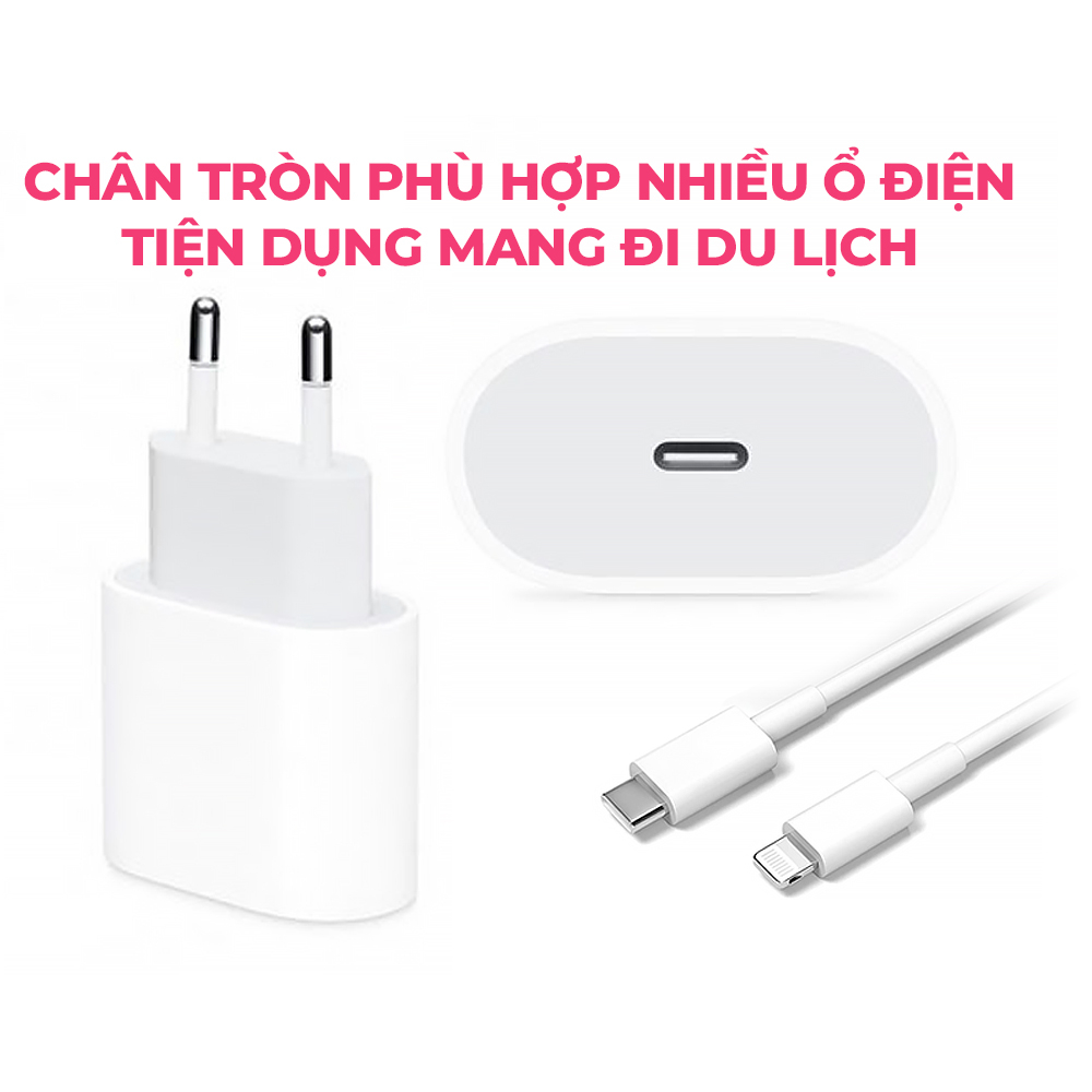 Bộ củ cáp sạc nhanh PD 20W sạc nhanh ổn định không nóng máy an toàn cho điện thoại | BigBuy360 - bigbuy360.vn