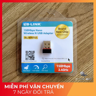 USB Wifi Bộ thu wifi LB-LINK BL-WN151 tốc độ 150Mb giá rẻ Thiết Bị Thu, USB bắt sóng wifi đa năng
