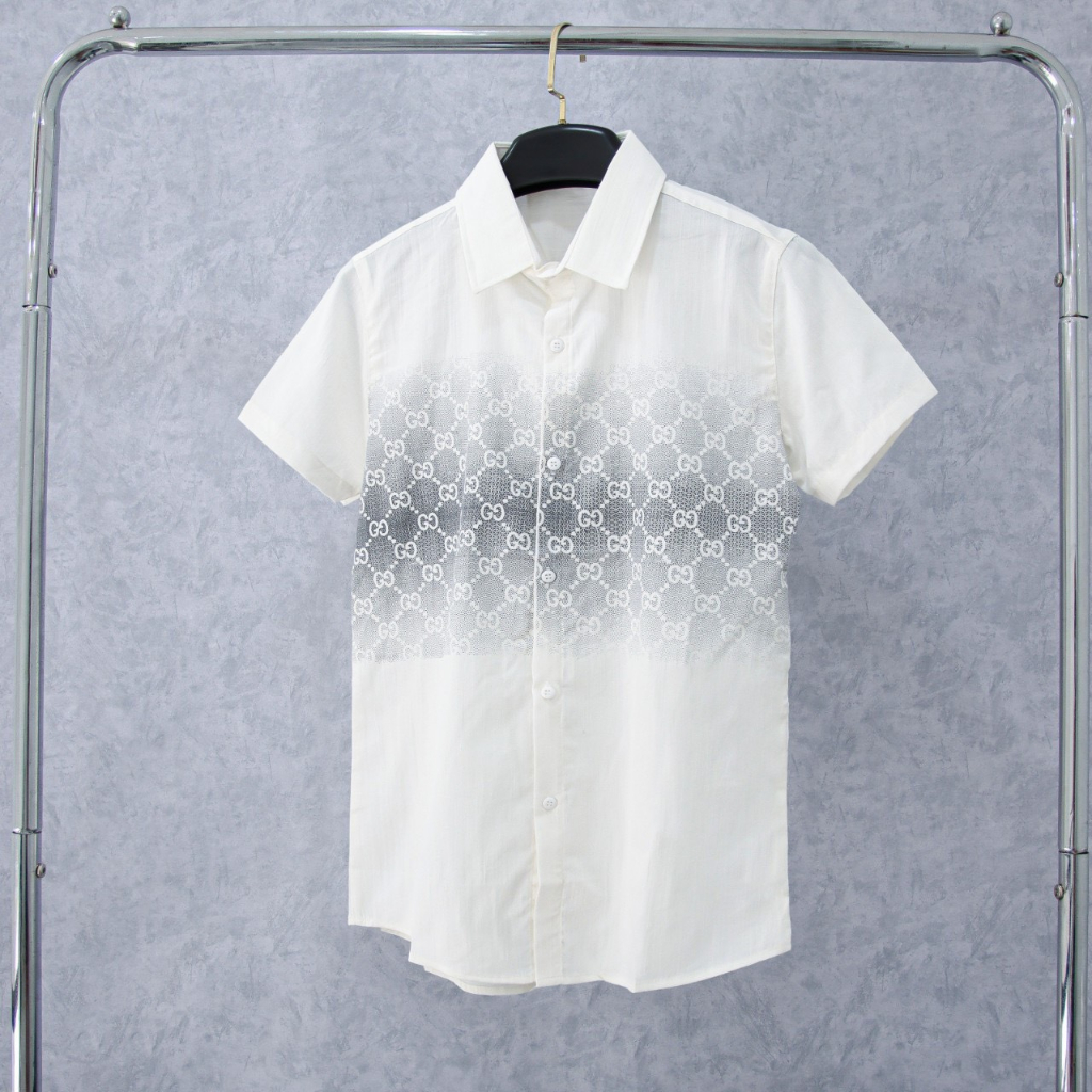 Áo sơ mi nam vải đũi ngắn tay chất liệu cao cấp mềm mịn