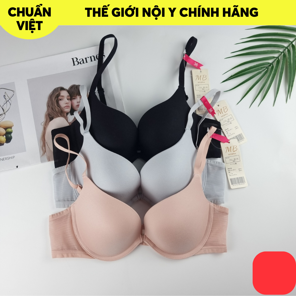 Áo Ngực MB Mabelle Mút Mỏng với Lưng Lưới Thoáng Mát Có Gọng MB-5386