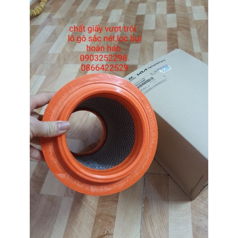 Lọc gió động cơ hyundai 3t5, hd65,hd72,hd99,hd78,hd450,maity2 xịn mobis Hàn Quốc... máy cơ chuẩn xịn mobis