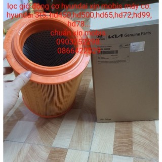 lọc gió động cơ hyundai 3t5, hd65,hd72,hd99,hd78,hd450,maity2 xịn mobis Hàn Quốc... máy cơ chuẩn xịn mobis