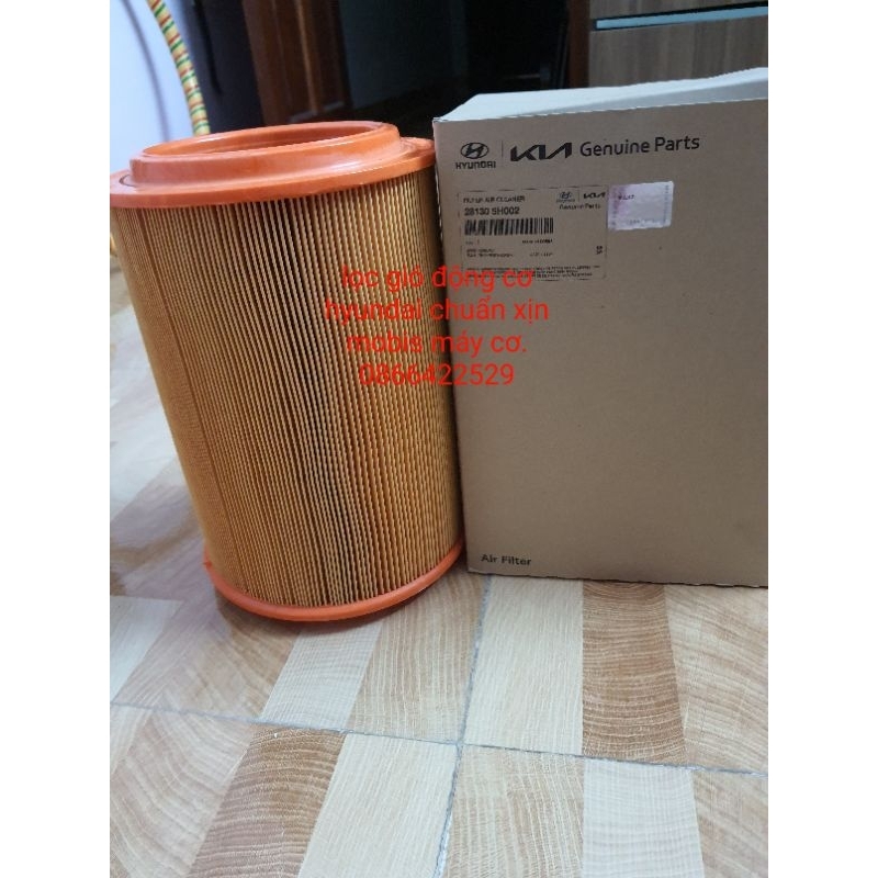 Lọc gió động cơ hyundai 3t5, hd65,hd72,hd99,hd78,hd450,maity2 xịn mobis Hàn Quốc... máy cơ chuẩn xịn mobis