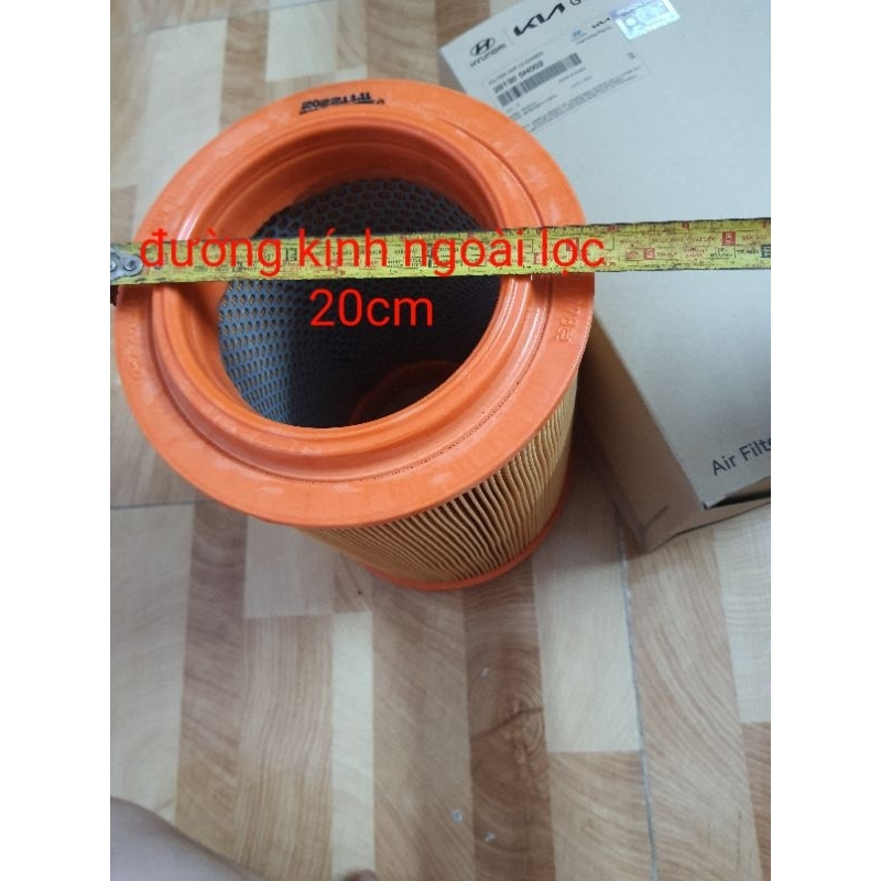 Lọc gió động cơ hyundai 3t5, hd65,hd72,hd99,hd78,hd450,maity2 xịn mobis Hàn Quốc... máy cơ chuẩn xịn mobis