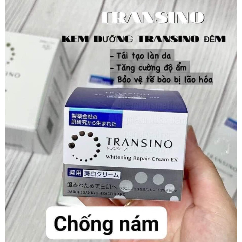 Kem Dưỡng Tri Nám Transino ban đêm Nhật Bản