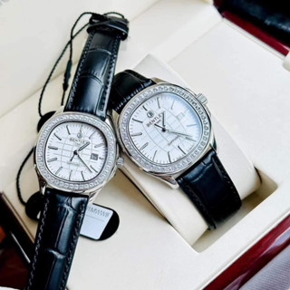 ĐỒNG HỒ ĐÔI BENTLEY BL1869 DÂY DA VÀNH ĐÁ CHÍNH HÃNG - GIÁ 1 CHIẾC