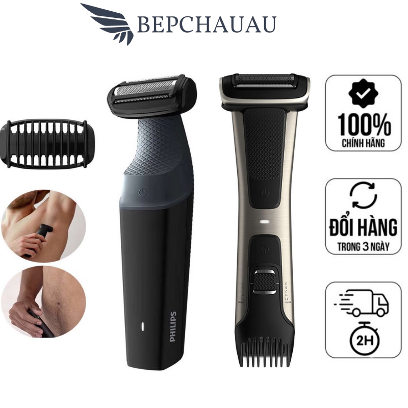 Máy Tông Đơ Cạo Lông Toàn Thân PHILIPS BG3010 , BG5025 Và BG7030, Máy Cạo Lông Vùng Kín, Bikini, Nhập Mỹ, Bepchauau