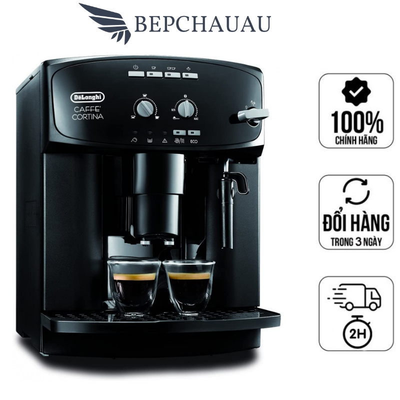 Máy Pha Cà Phê Tự Động DELONGHI ESAM 2900.B, Máy Pha Cafe, Made In EU, BH 12 Tháng, Bepchauau