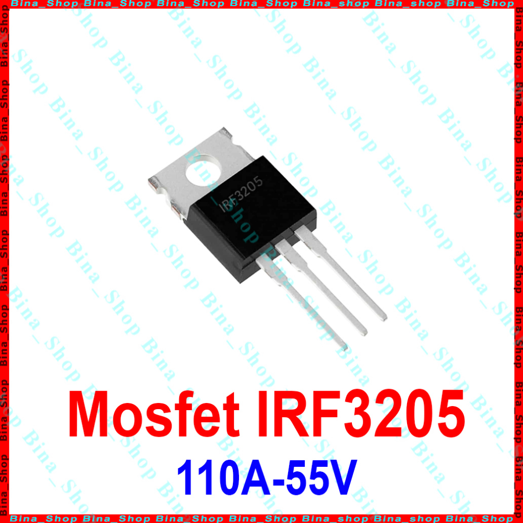Mosfet IRF3205 110A 55V Linh kiện bán dẫn Kênh N TO-220 F3205 3205