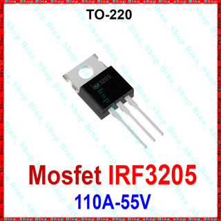 Mosfet irf3205 110a 55v linh kiện bán dẫn kênh n to-220 f3205 3205