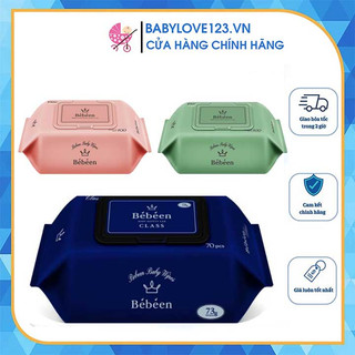 Khăn Ướt Bebeen Original Hàn Quốc Không Mùi 100 Tờ Không Kích Ứng Da,không Chất Bảo Quản,Mềm Mại Làn Da Bé -Babyolve123