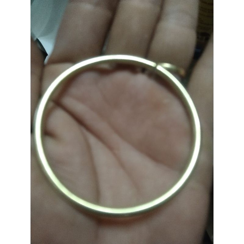Vòng Đeo Tay Bằng Đồng Vàng Nguyên Chất  3 mm