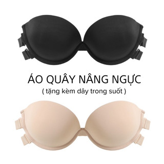 LACE - Áo quây nâng ngực tặng kèm dây trong suốt