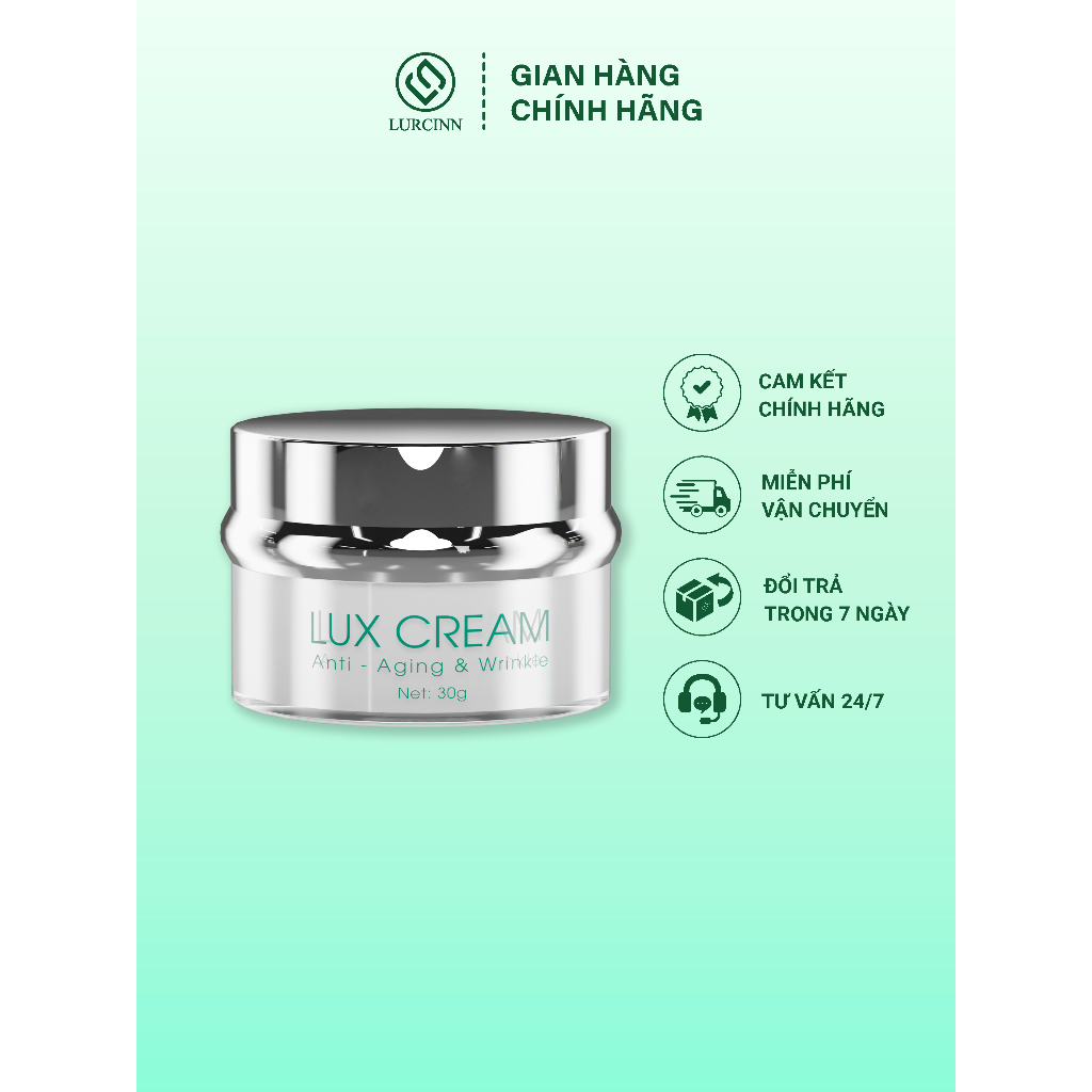 Kem dưỡng ngăn ngừa lão hóa Lurcinn Lux Cream 30g