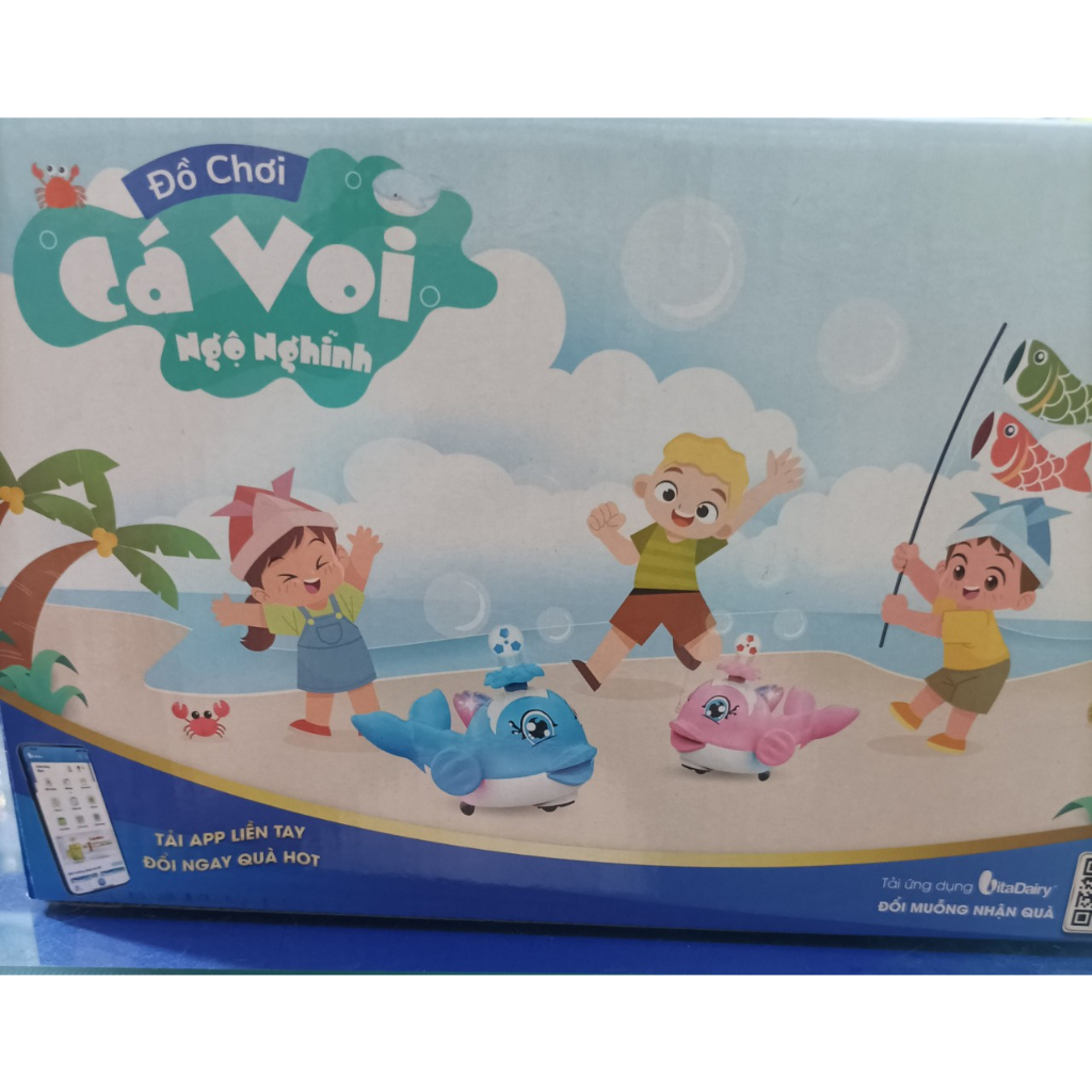 Đồ chơi cá voi ngộ nghĩnh cho bé