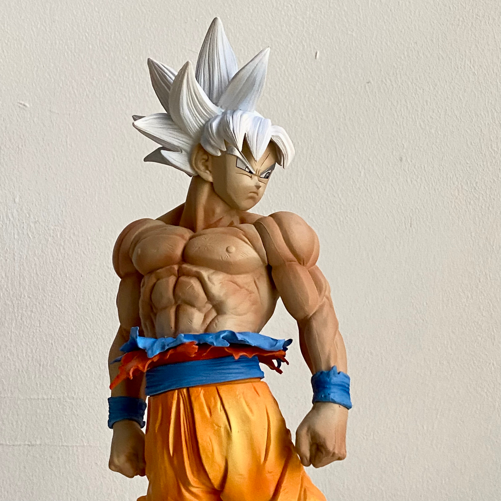 Mô hình Goku Ultra instinct cao 33Cm - Goku bản năng vô cực có 2 tay thay thế cực nét - dragonball super figure