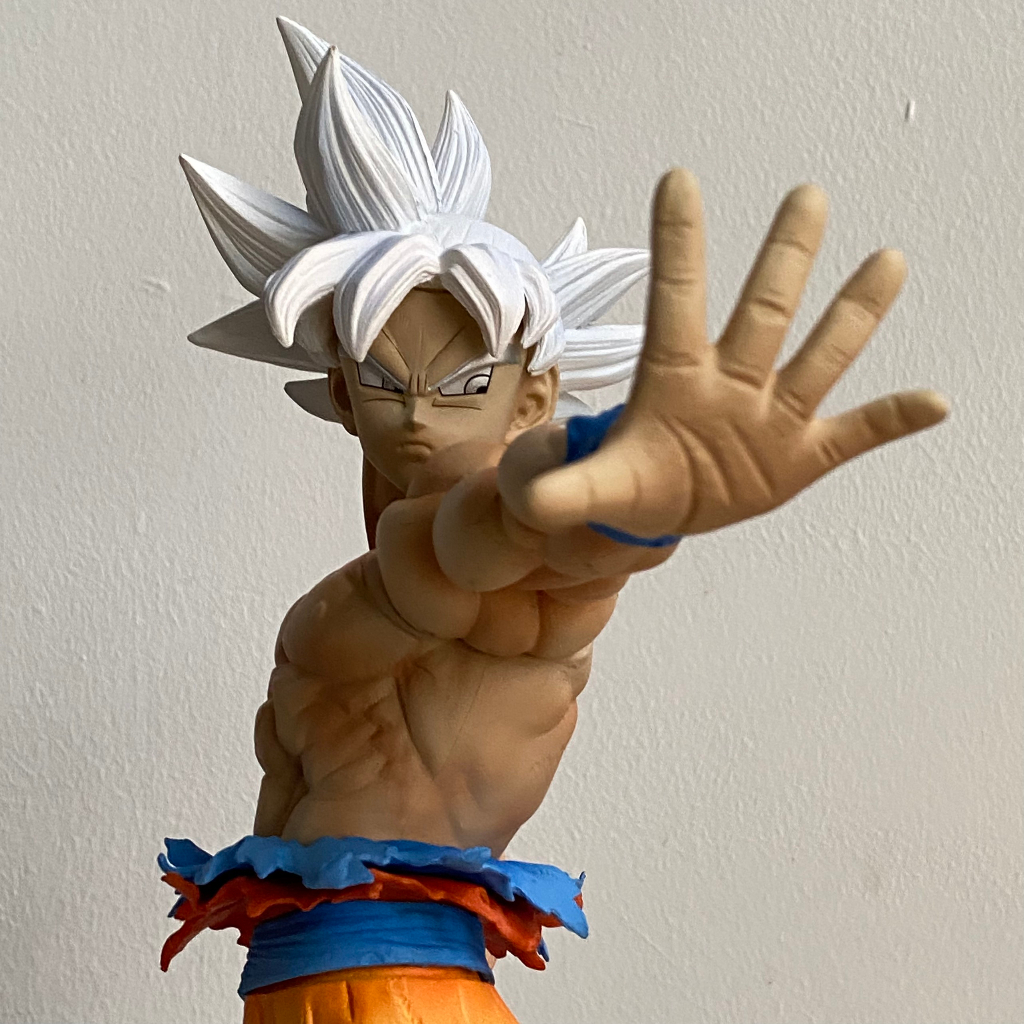 Mô hình Goku Ultra instinct cao 33Cm - Goku bản năng vô cực có 2 tay thay thế cực nét - dragonball super figure