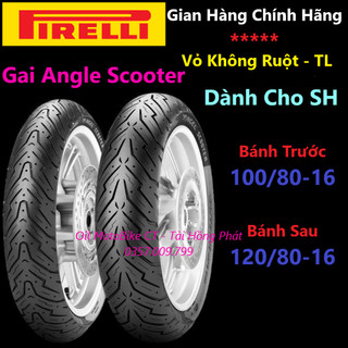 [ Vỏ SH ] Vỏ Pirelli Angel Scooter Dành cho SH125 SH150 italy, vn. SH các đời,.Sử dụng mâm 16 inches