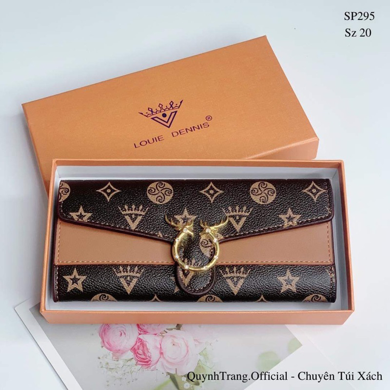 Ví nữ dài full box nhiều ngăn cao cấp