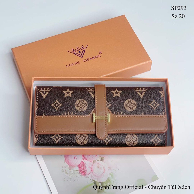 Ví nữ dài full box nhiều ngăn cao cấp