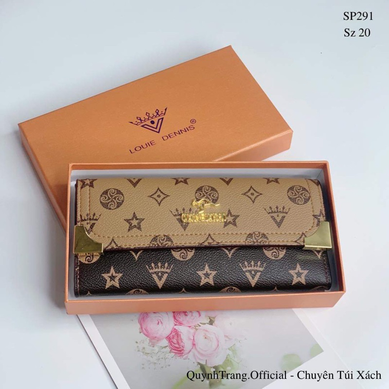 Ví nữ dài full box nhiều ngăn cao cấp