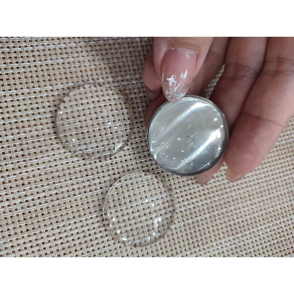 Phôi Pin Cài Áo Hình Tròn Võng, Hình Thoi Mạ Inox Không Gỉ