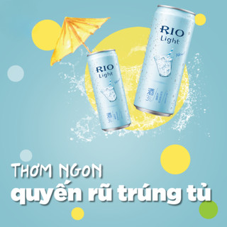 Rio Cocktail vị Vodka sữa chua (330ml/lon)