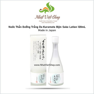 Nước Thần Dưỡng Trắng Da Kuramoto Bijin Sake Lotion 120ml