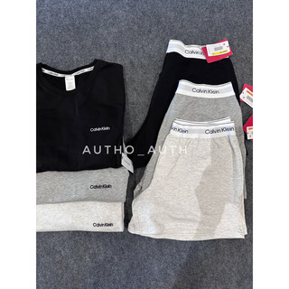 [Chính hãng 100%] Áo Thun Calvin Klein Logo Thêu Basic (Đen/Xám/Trắng)