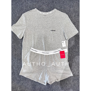 [Chính hãng 100%] Áo Thun Calvin Klein Logo Thêu Basic (Đen/Xám/Trắng)