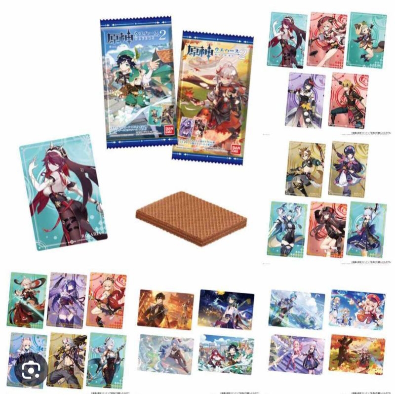 Card  wafer wf genshin impact vol 2 gi
