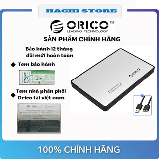 Hdd Box 2 5 ORICO 2588us3 hỗ trợ SSD/HDD 2.5" cổng USB 3.0 - Hàng Chính Hãng