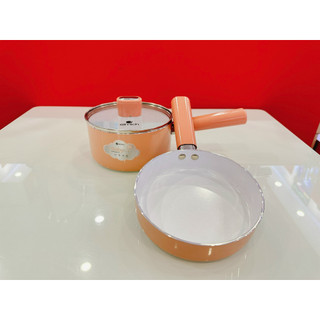 BỘ NỒI CHẢO CHỐNG DÍNH BABY ELMICH EL-1167 ĐÁY TỪ SIZE 16CM