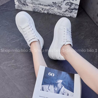 Giày thể thao trắng vân G chìm basic fullbox hàng quảng châu cao cấp
