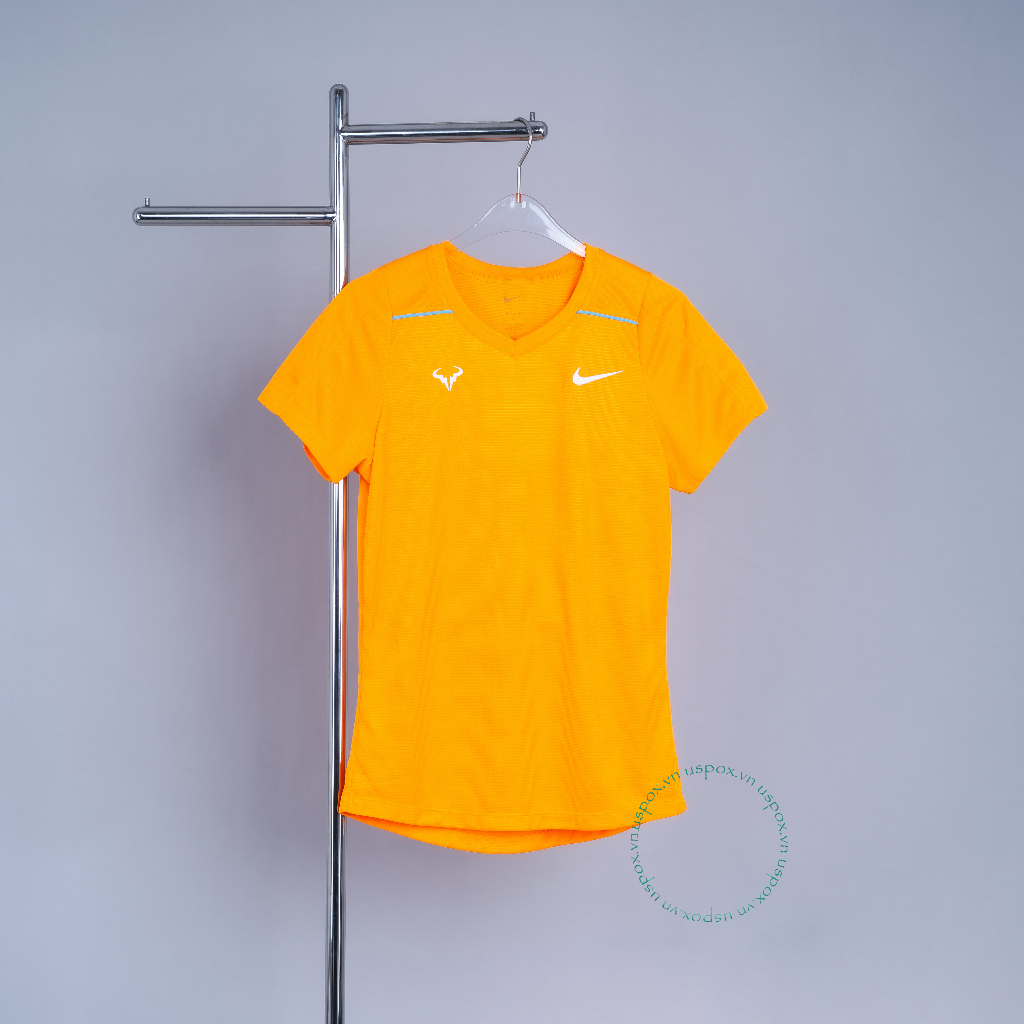 [Ảnh thật] [Chính hãng] Áo tennis Nike COURT DRI FIT CHALLENGER NADAL 23 orange