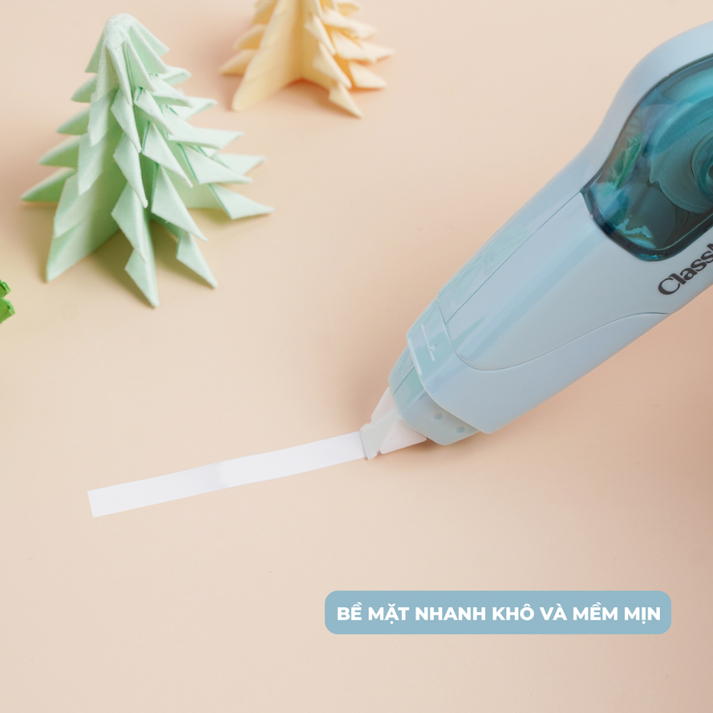 Băng xoá giấy CLASSMATE nhiều màu, bút xoá kéo cao cấp che phủ tốt có kèm lõi thay thế CT125S