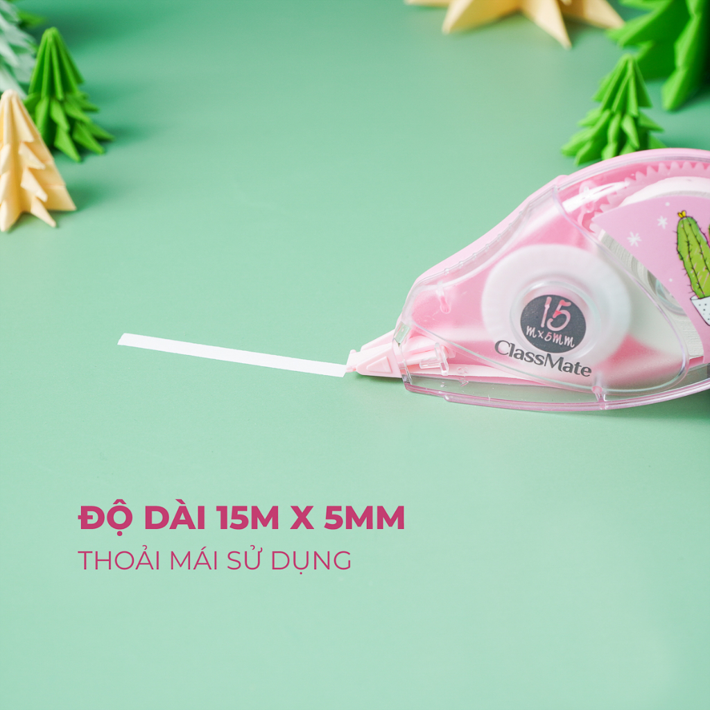 Bút Xóa Băng Kéo CLASSMATE Thiết Kế Hình Dễ Thương, Nhỏ Gọn CL-CT150/CT600/CT800