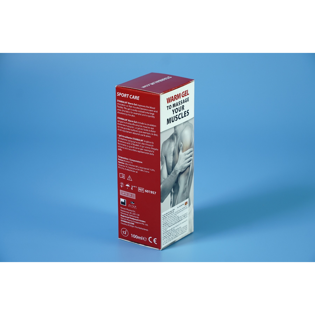 Gel xoa bóp làm nóng STARBALM WARM GEL 100ml -Before & After ấm nhanh, giảm đau hiệu quả