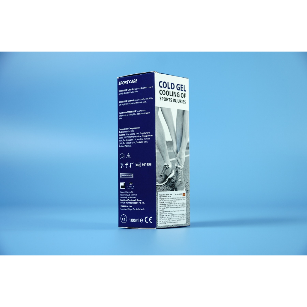 Gel xoa bóp làm lạnh STARBALM COLD GEL 100ml - During & After giảm đau, chống bầm tím, nhanh hồi phục