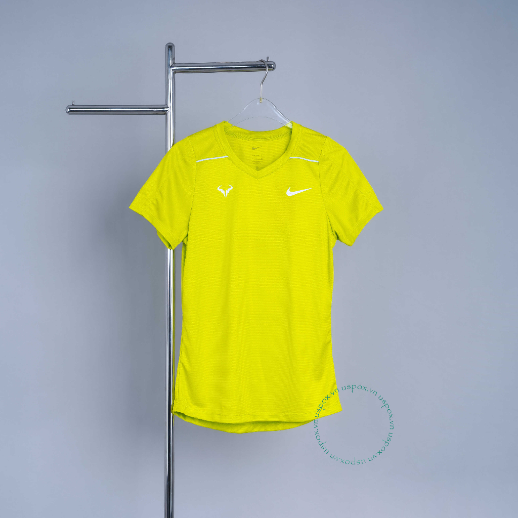 [Ảnh thật] [Chính hãng] Áo tennis Nike COURT DRI FIT CHALLENGER NADAL 23 green