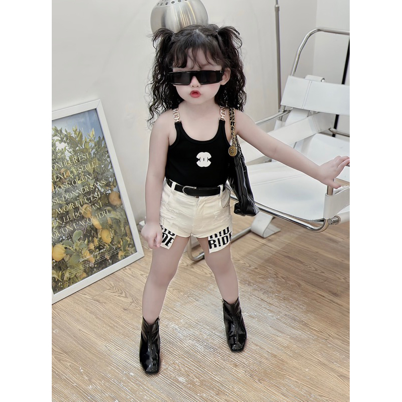 Sét áo buộc bụng và quần da siêu đẹp 7-41kg